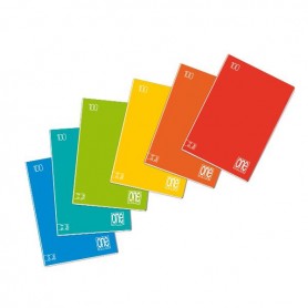 QUADERNONE A4 ONE COLOR 96 PAGINE 1R 100 GR. COPERTINA CARTONCINO PLASTIFICATO