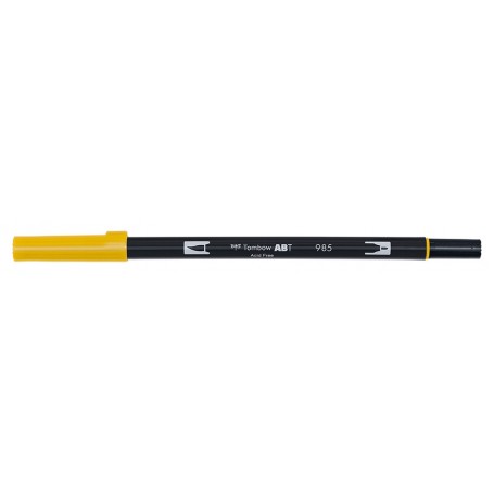 PENNARELLO TOMBOW DUAL BRUSH C/YELW 985 