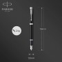 PARKER PENNA IM STILOGRAFICA NERA RIFINI TURE ACCIAIO 2143638