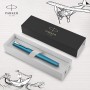 PARKER PENNA VECTOR XL ROLLER TEAL METAL RIFINITURE ACCIAIO 2159776