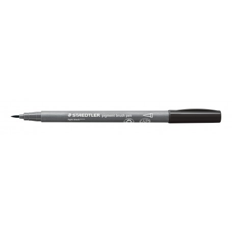 PENNARELLO STAEDTLER PIGMENT BRUSH C.NER NERO CHIARO 371-90