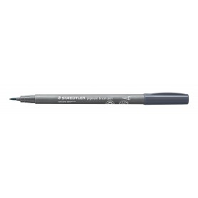 PENNARELLO STAEDTLER PIGMENT BRUSH F.GRI GRIGIO FREDDO SCURO 371-871