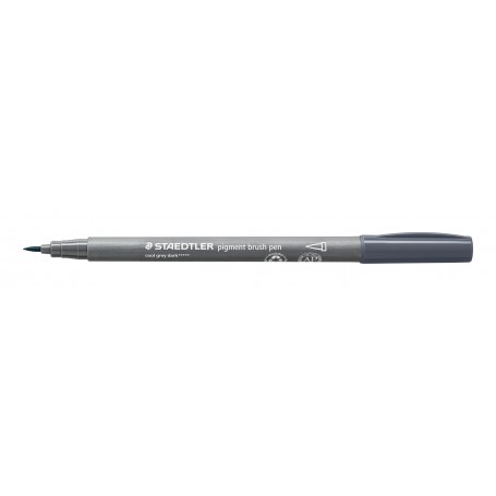 PENNARELLO STAEDTLER PIGMENT BRUSH F.GRI GRIGIO FREDDO SCURO 371-871