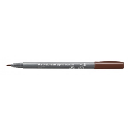 PENNARELLO STAEDTLER PIGMENT BRUSH D.MAR VAN DYKE MARRONE 371-76