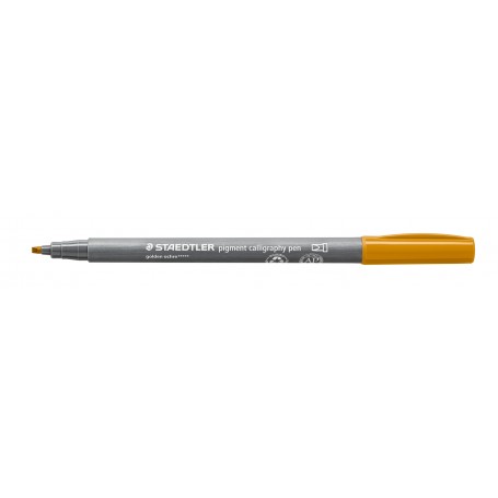 PENNARELLO STAEDTLER PIGMENT CALLIGR.OCR GIALLO OCRA 375-16