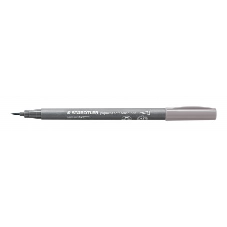 PENNARELLO STAEDTLER PIGMENT S.BRUSH G.C GRIGIO CALDO CHIARO 372-840