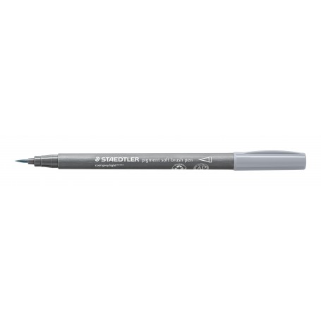 PENNARELLO STAEDTLER PIGMENT S.BRUSH G.F GRIGIO FREDDO CHIARO 372-870