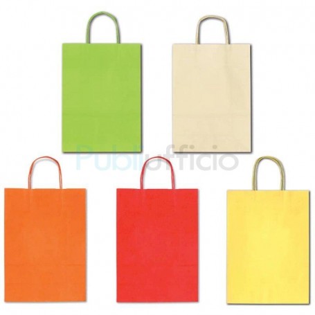 SHOPPER IN CARTA MONO 22X10X27 ROSSA 