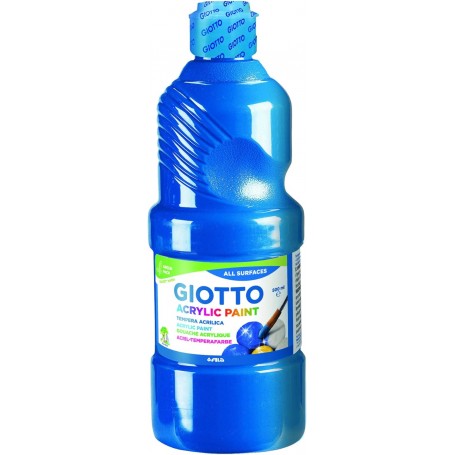 COLORE ACRILICO GIOTTO 500 ML CIANO 