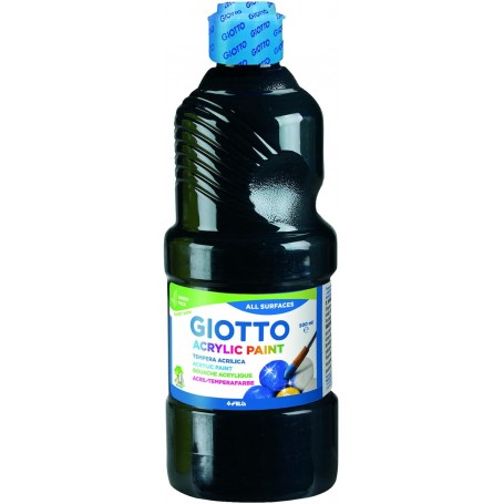 COLORE ACRILICO GIOTTO 500 ML NERO 