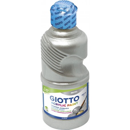 COLORE ACRILICO GIOTTO 250 ML ARGENTO 