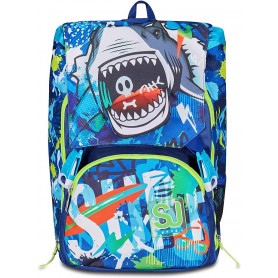 ZAINO SJ SDOPPIABILE GANG SHARKSTORY BLU 