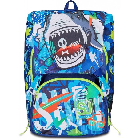 ZAINO SJ SDOPPIABILE GANG SHARKSTORY BLU 