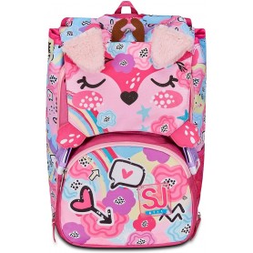 ZAINO SJ SDOPPIABILE GANG PINKHUGS GIRL ROSA