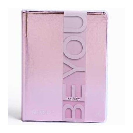 DIARIO BEYOU ROSE GLOW EASY 24/25 12,5 X 16,5 BE9X9000