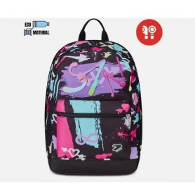 ZAINO SEVEN REVERSIBILE GRAFFITILOAD ASS COLORI ASSORTITI CON CUFFIE WIRELESS