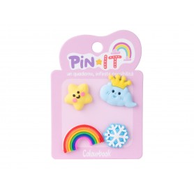 PINS CUTIE COLORS COLOURBOOK 