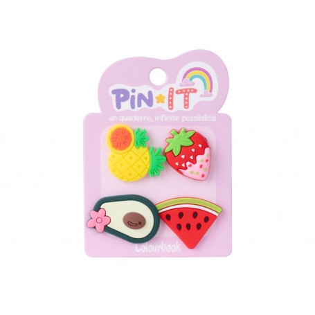 PINS LOVE & FRUIT COLOURBOOK 