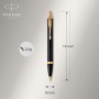 PARKER PENNA IM ARROW GT SFERA GRIGIA RI FINITURA ORO