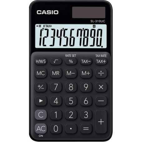 CALCOLATRICE CASIO 10 CIFRE SL-310UC BK 