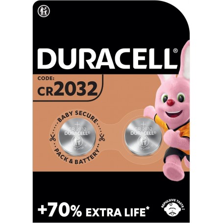 PILE CR2032 DURACELL 2PZ 