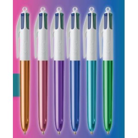 PENNA BIC 4 COLORI SHINE BAR ASSORTITO 