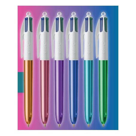 PENNA BIC 4 COLORI SHINE BAR ASSORTITO 