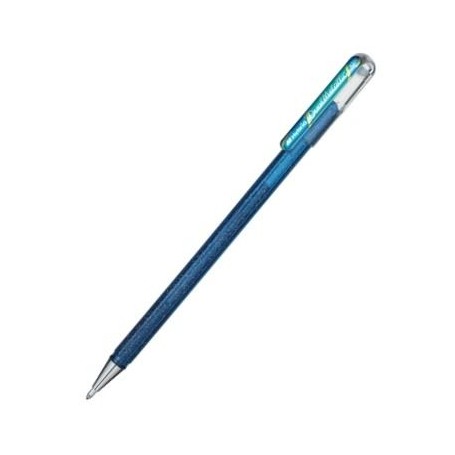 PENNA PENTEL 1.0 BLU+METALLIC GREEN HYBRID DUAL METALLIC